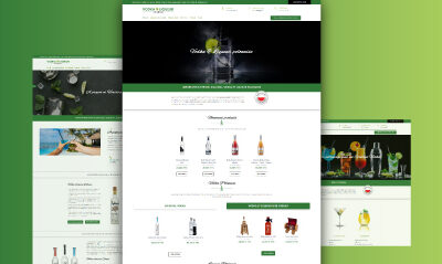 Création de site catalogue – Vodka Liqueur Polonaise