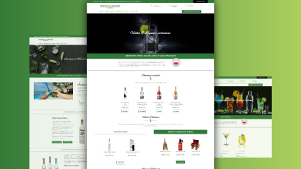 Création de site catalogue – Vodka Liqueur Polonaise