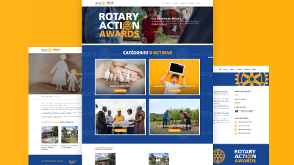 Site internet – Rotary Action Awards