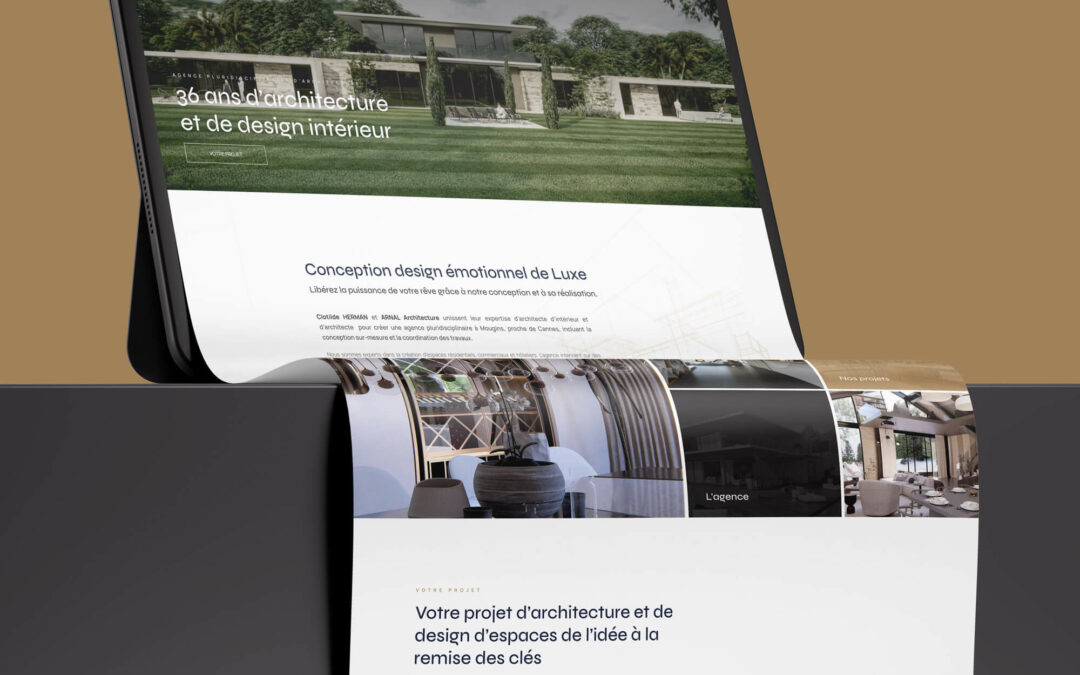 Design création site internet Herman Arnal