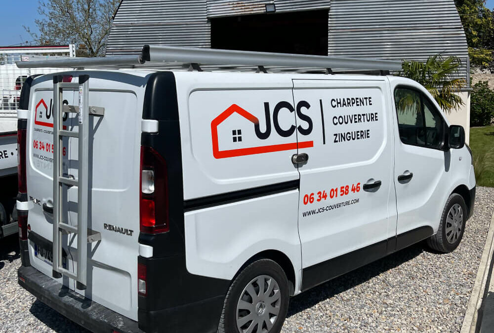 Marquage publicitaire pour JCS Couverture